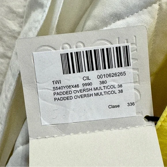 NWT Loewe Padded Overshirt Multicolored Jacket Leather Collar Over shir multi​